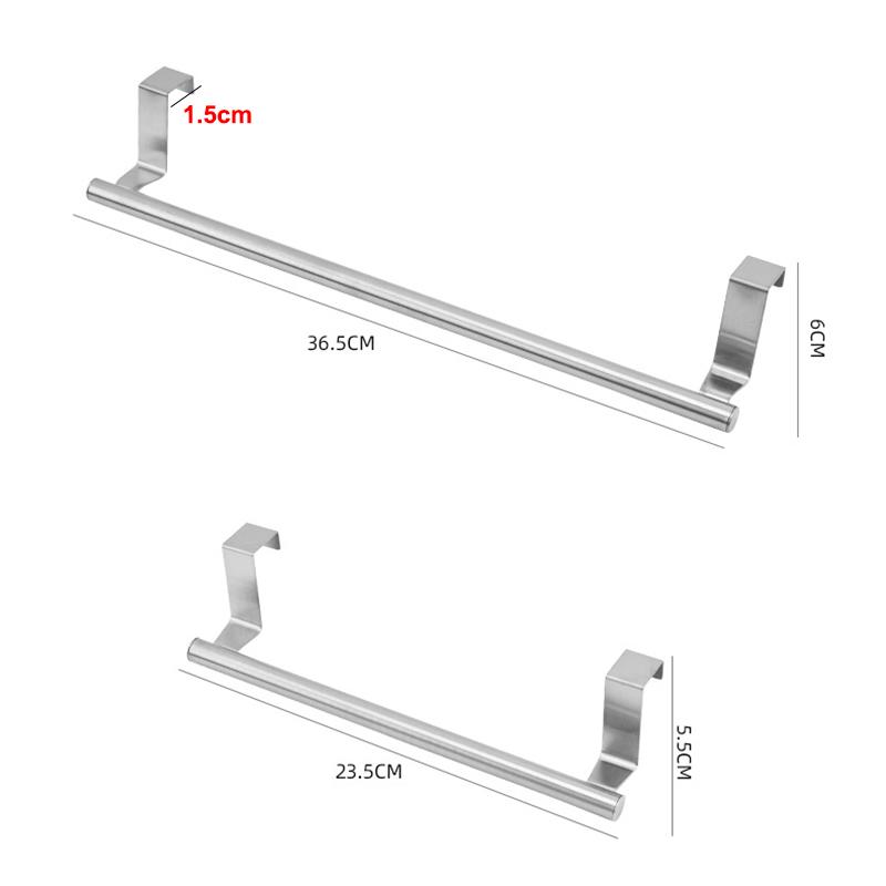 Вешалка для полотенец из нержавеющей стали, держатель для полотенец в ванной комнате, подставка для кухонного шкафа, подвесной органайзер на двери полки, настенная вешалка для полотенец