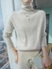 Mink Cashmere High-Neck Loose Pullover: Women's Thick Knit for Autumn/Winter 2025