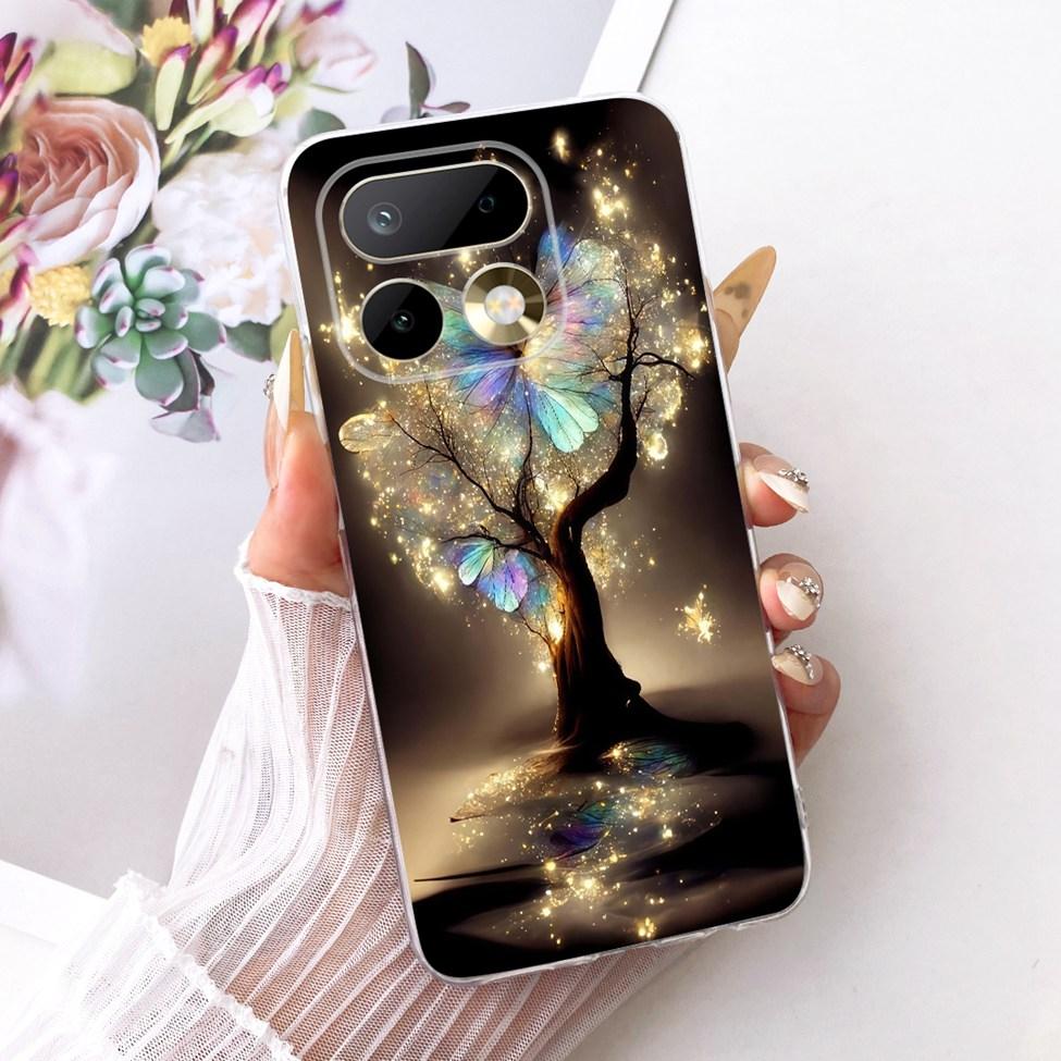 6.78'' For Realme 16Pro RMX5121 RMX5120 Case For Realme 16 Pro Cover Fashion Butterfly Cute Cat Cool Painted Soft Phone Casing