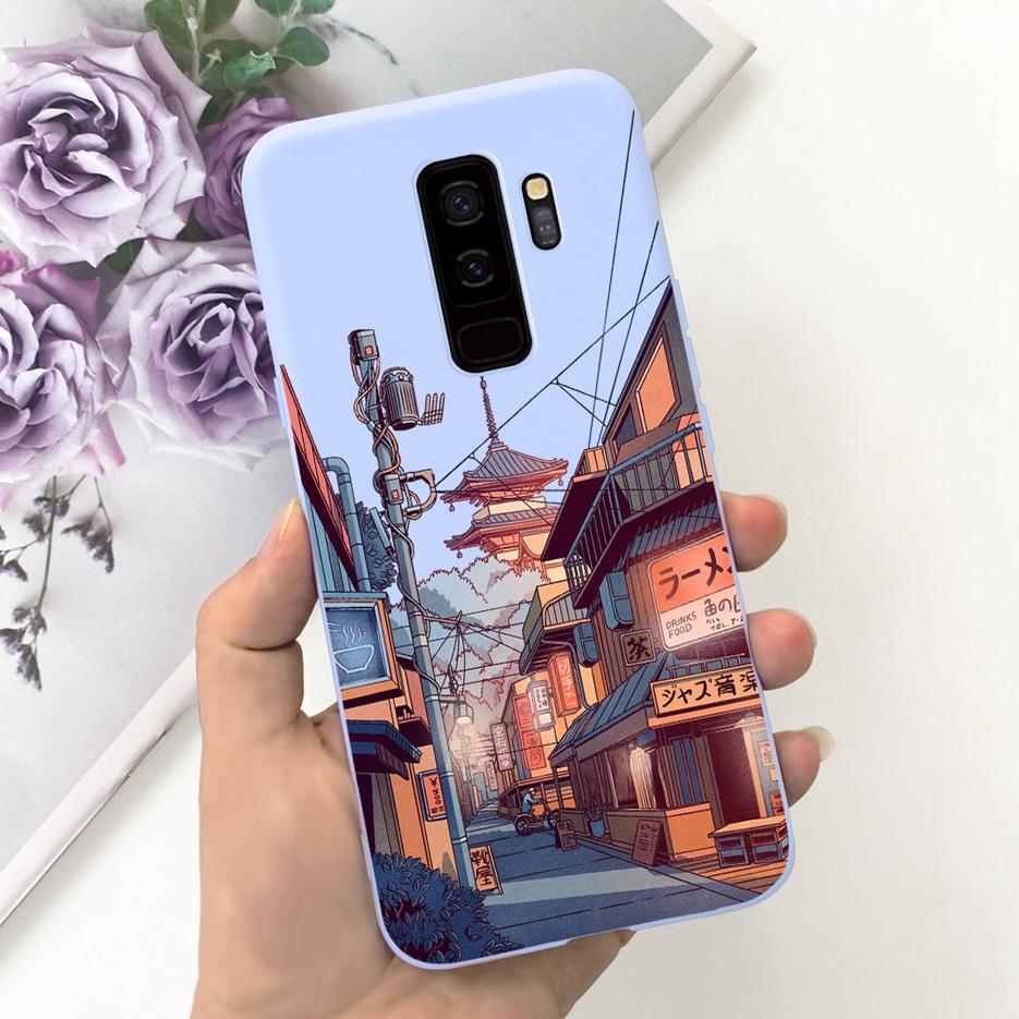 For Samsung Galaxy S9 Plus Case Unique Candy Painted Cover Soft Silicone Phone Case For Samsung S9 Plus S9+ GalaxyS9 Full Bumper