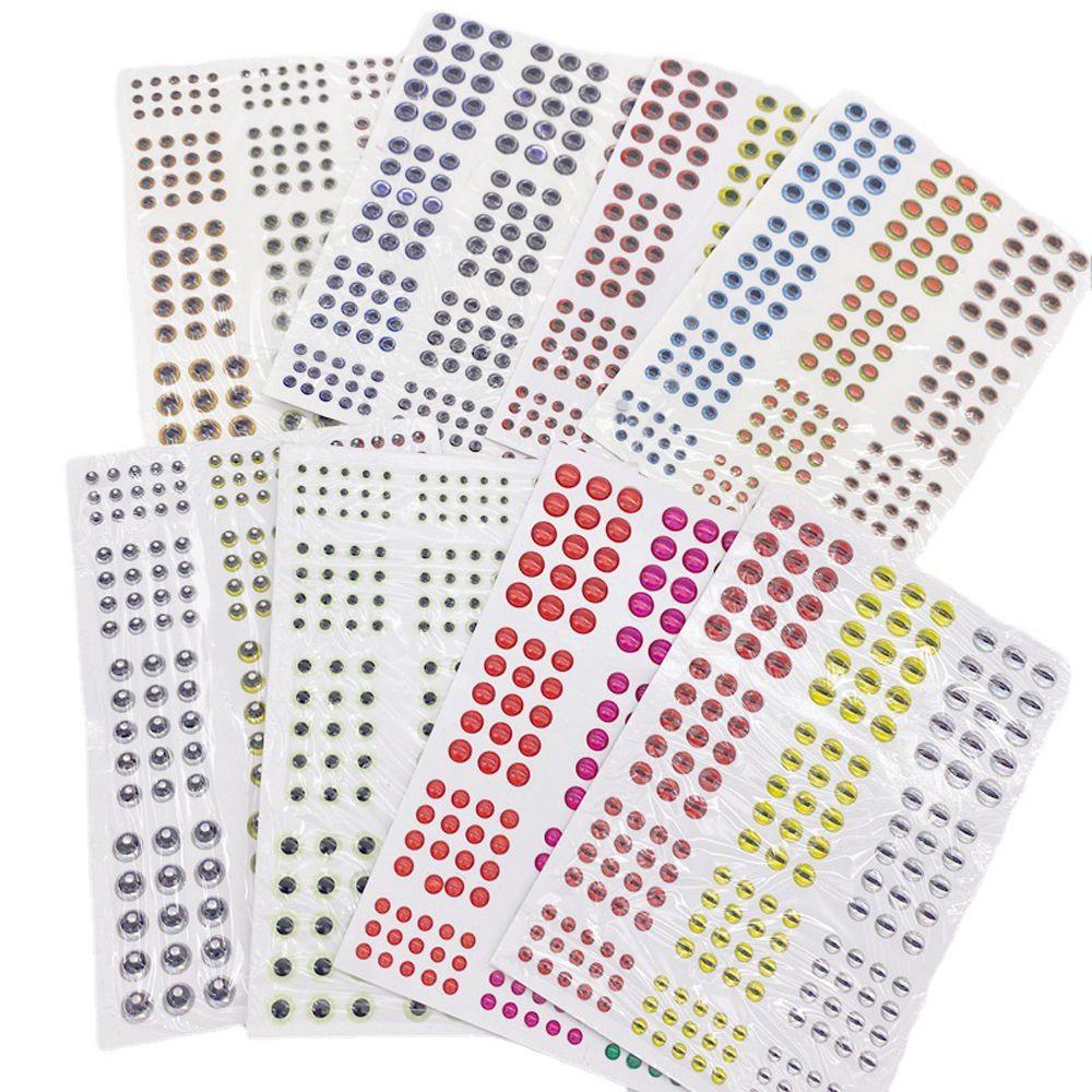 5D DIY Eye Fishing Eyes Sticker Artificial Fish Eyes 3D Fish Eyes Lure Fish Eyes Fishing Lure Eyes