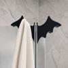 3D Print Halloween Bat Bathroom Hook No-Drill Shower Door Hook Bathing Towel Hanger  Bathroom