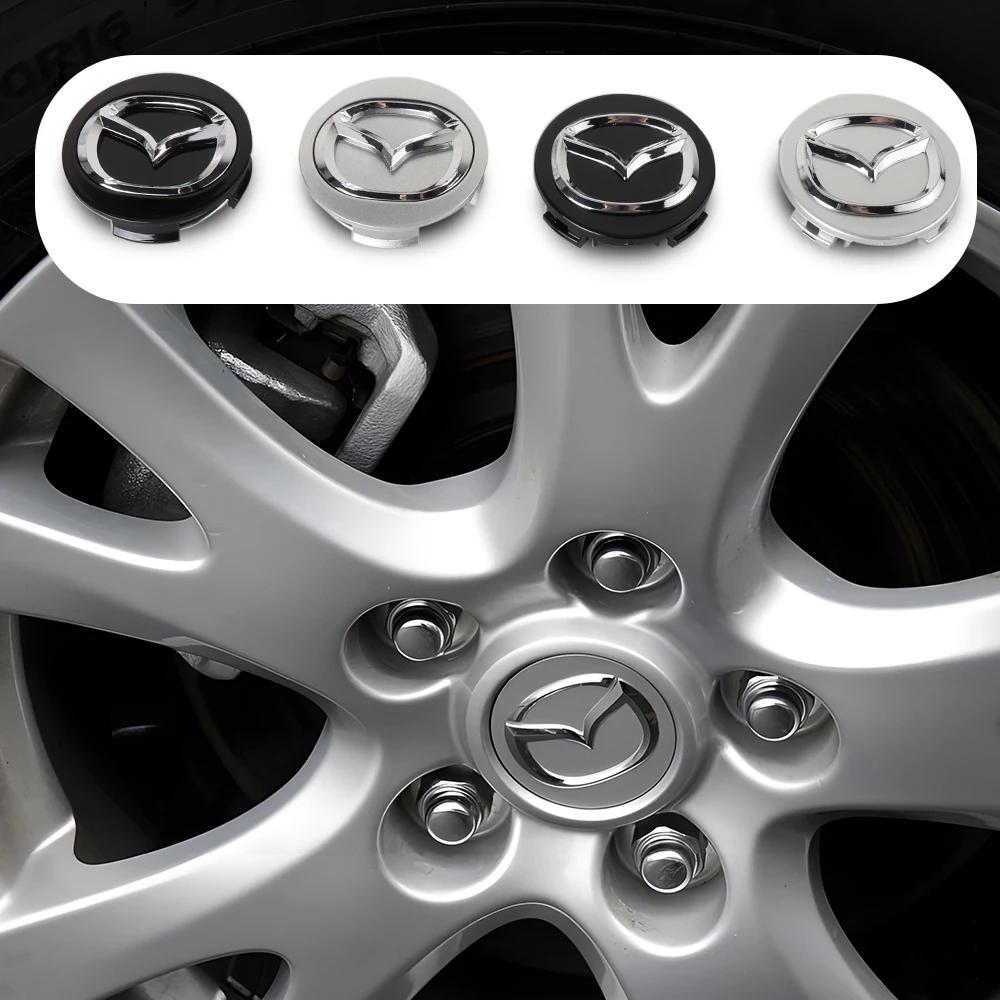 2025 Горячая 56 мм Оригинальная крышка центральной ступицы колеса в стиле автомобиля Для Mazda 6 3 CX5 2 CX7 Demio Atenella MX30 CX30 CX3 CX9 MX5 RX8 Axela