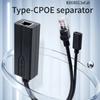 Надежный USB C POE-разветвитель, преобразователи питания POE с интерфейсами USB C, 48 В в 5 В, стабильный выход, энергосбережение