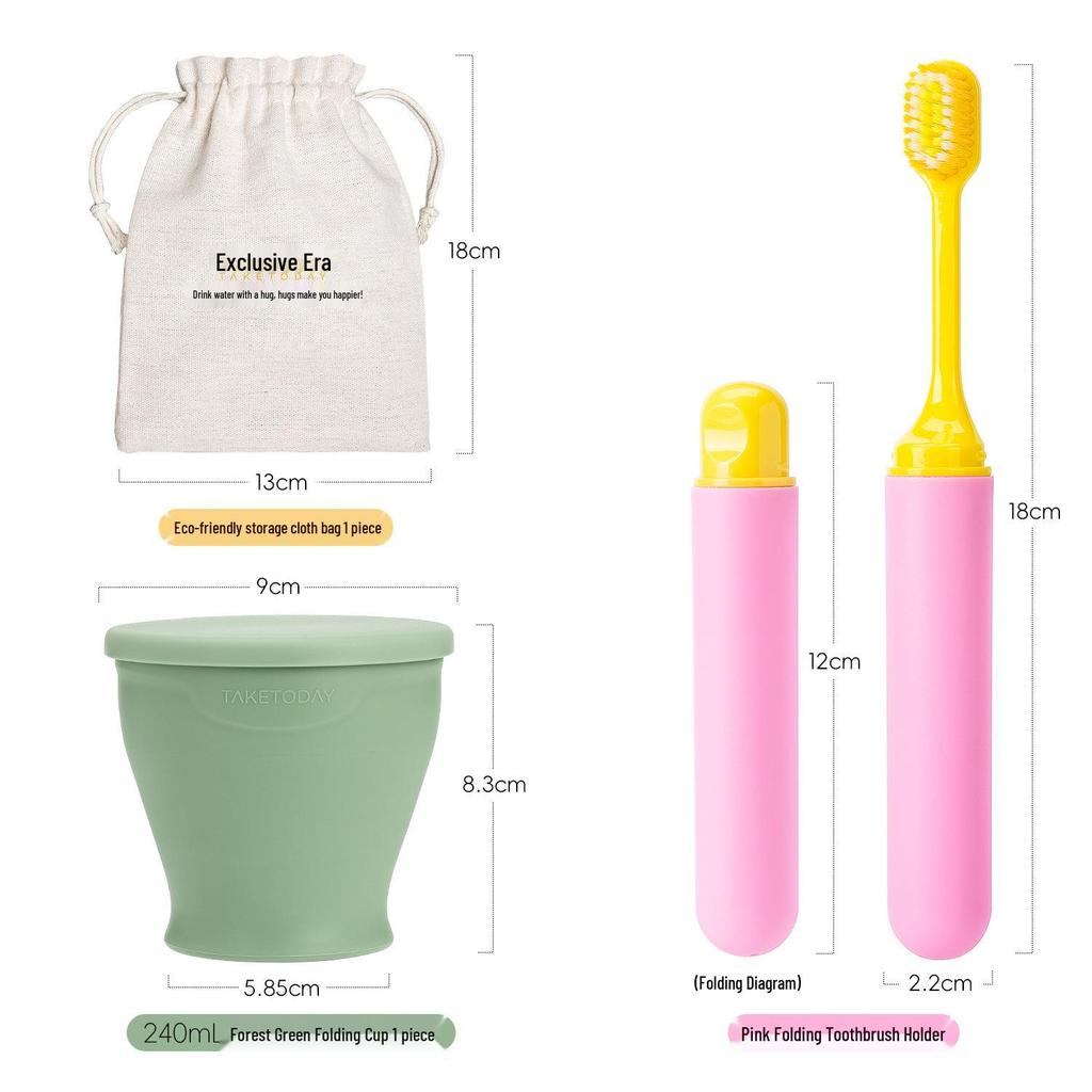 Эксклюзивная портативная силиконовая складная дорожная кружка Era