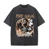 Hot Sale Rod Wave Album Poster Print Tshirt Unisex Women Retro Washed Cotton Summer New Tee Harajuku Fashion Casual Oversized Top