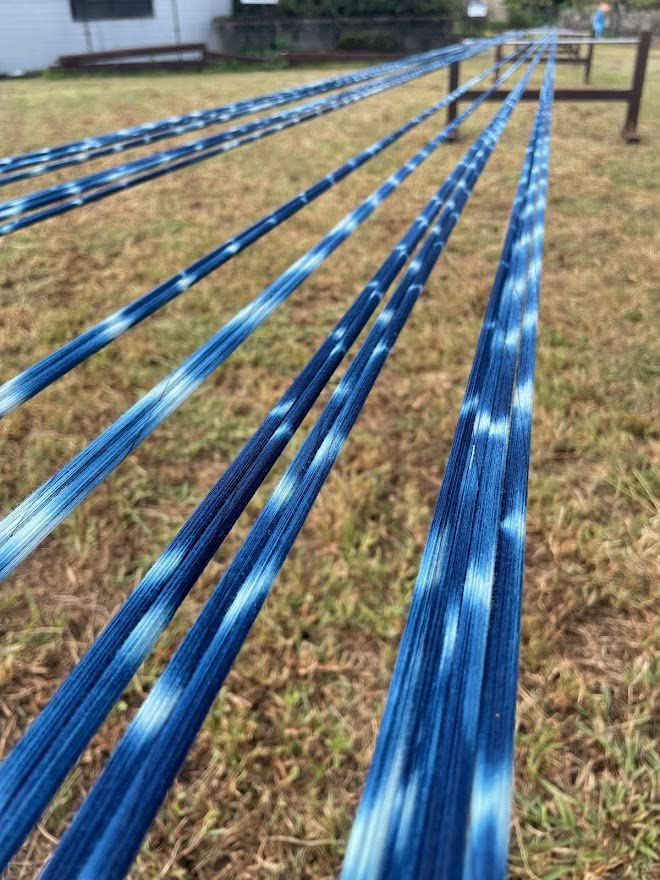 Текстиль Прямой из натурального индиго ассорти из хлопка шириной 50 см x 6 [Шимогава (СИМОГАВА)] ткач, окрашенный, типы, простой, полосатый, клетчатый,