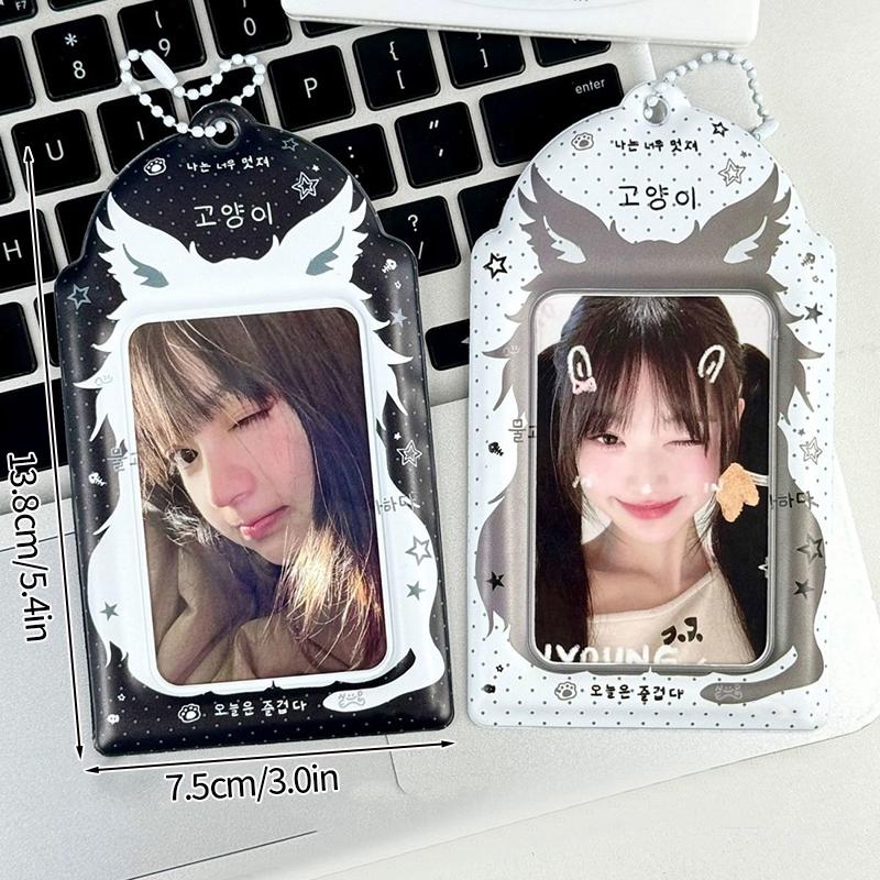 Kpop Держатель для фотокарточек Папка Рамки для фотокарточек Карточки айдолов Стенд для демонстрации Брелок для сумок Коллекционная книга с карточками Kpop