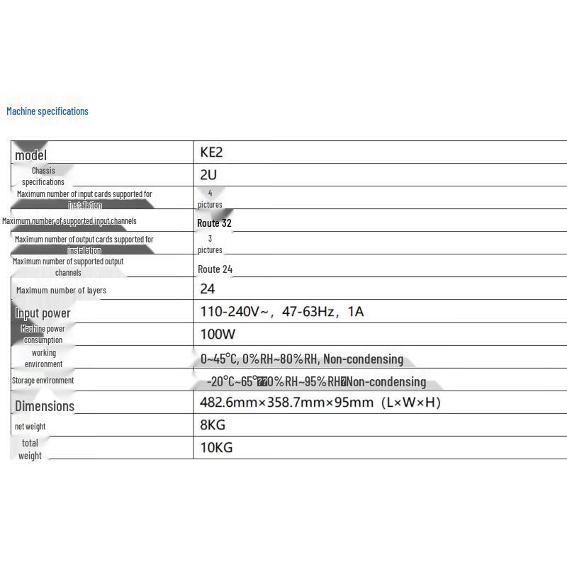 Корпус видеопроцессора KSD 2U (Китайская версия)