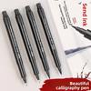 Многоразовая студенческая ручка для каллиграфии с жестким пером для практики каллиграфии