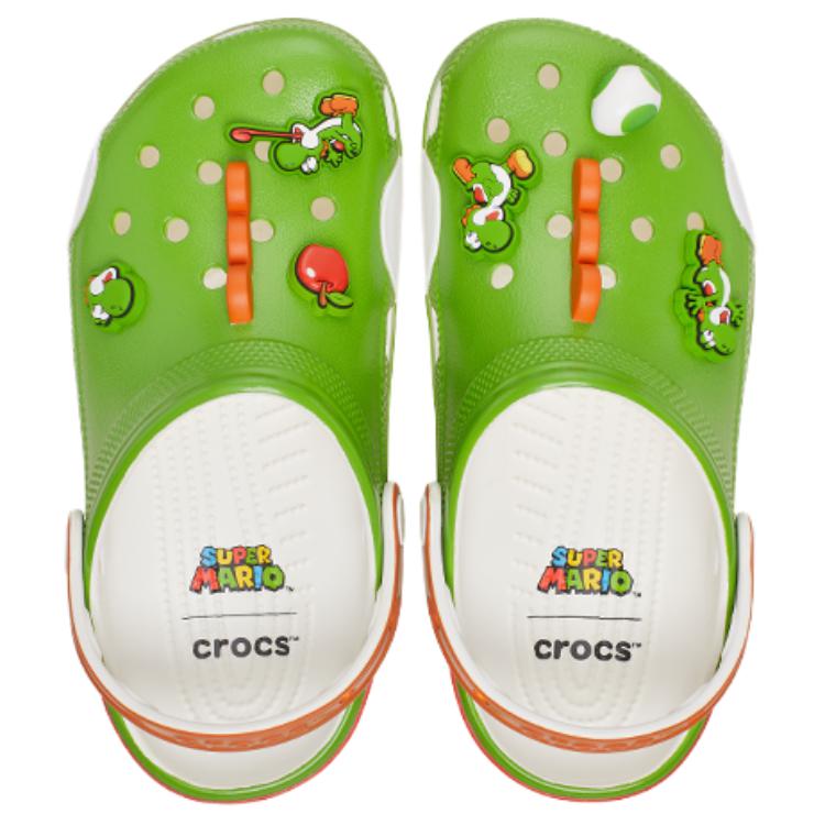 Crocs Классические клоги Yoshi Унисекс Клоги Зеленые 212136