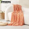Скандинавское вязаное диванное полотенце, одеяло для дивана, полосатое одеяло с волнистой линией, одеяло для домашнего проживания, кондиционер, сиденье, диванная подушка