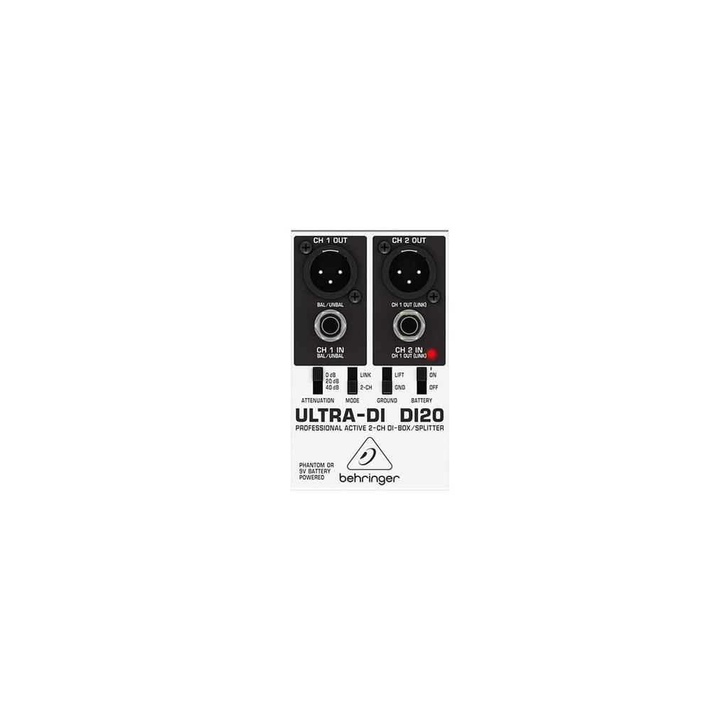 Behringer Direct Box 2ch Splitter Фантомное питание DI20
