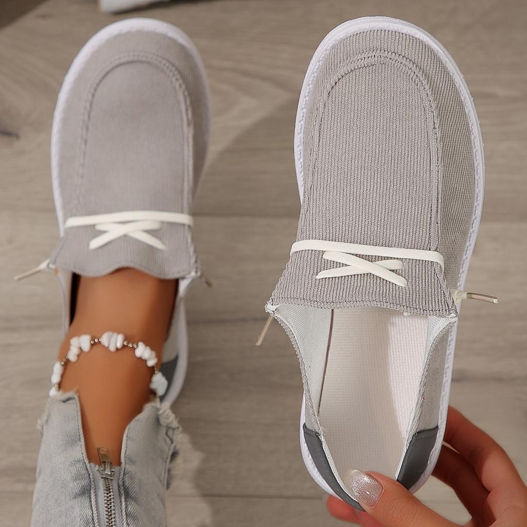 Новая модная женская обувь, летние женские повседневные туфли на плоской подошве, удобные мокасины без застежек, удобные кроссовки для спорта на открытом воздухе, парусиновая обувь