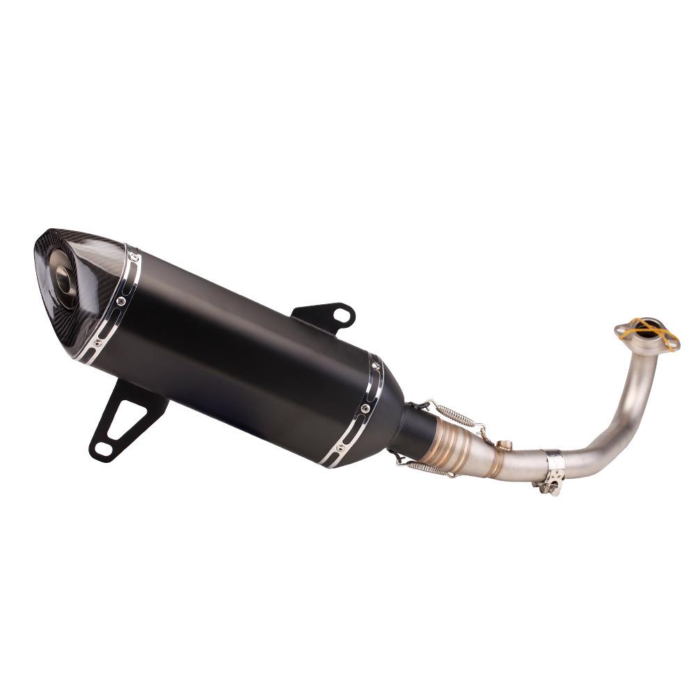 XMAX300 Motorcycle/Scooter Exhaust System – Stainless Steel Front, Yoshimura Akrapovič SC Rear