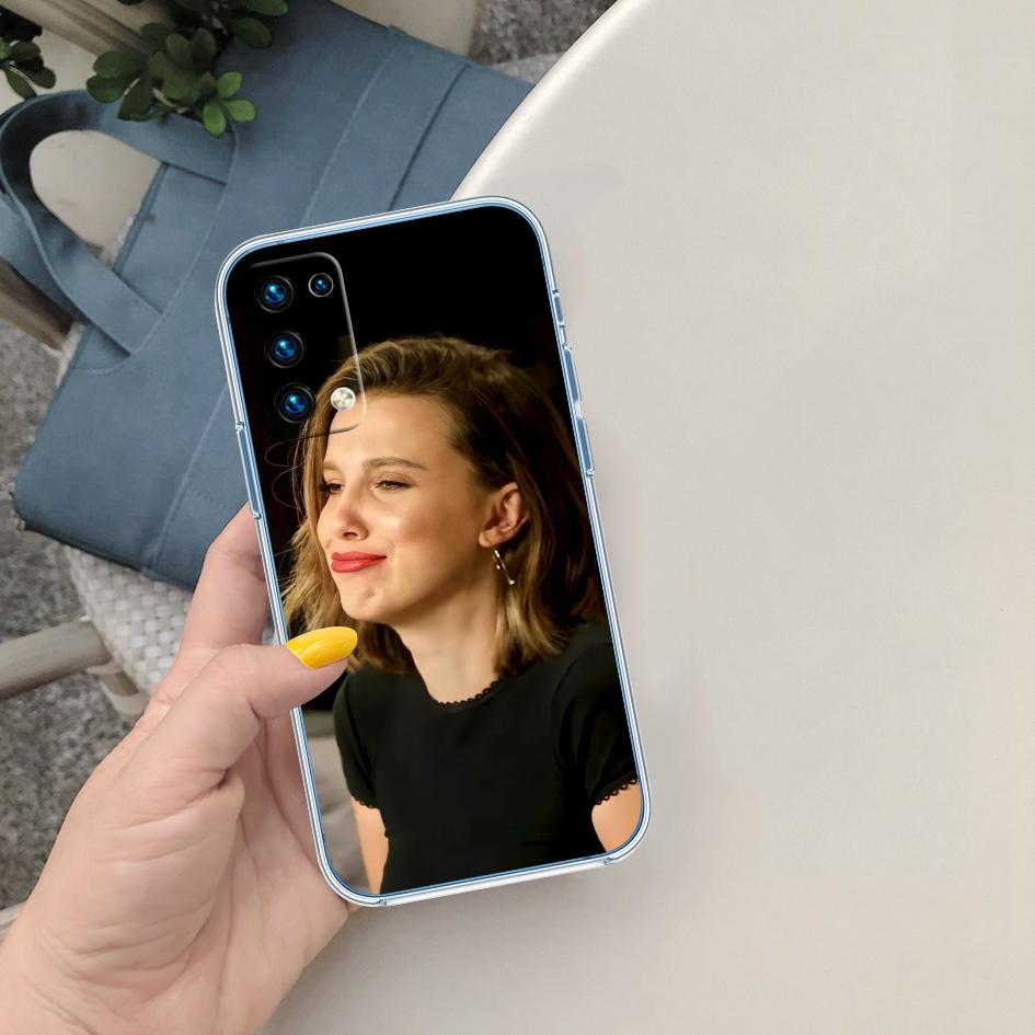 LO63 Чехол с Милли Бобби Браун для Motorola G10 G20 G30 G31 G32 G34 G35 G41 G42 G50 G51 G52 G55 G60 G60S G62 G71 G72 G75