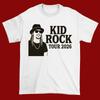 Kid Rock Тур 2026 Белая Хлопковая Футболка Полный размер S-5XL Унисекс SN184 Унисекс Футболка
