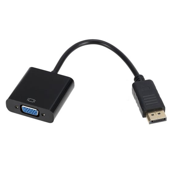 Адаптер Display Port DP VGA гнездо-штекер кабель-конвертер для ПК проектора