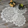 Crochet Cup Mat Round Placemat Tablecloth Hollow Lace Coaster  Table Decoration