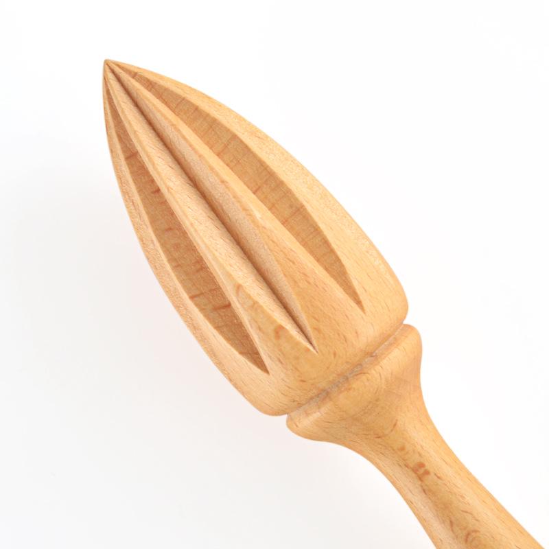 Wood Citrus Reamer, Handmade Lemon Juicer Made of European Hardwood, Portable Lemon Squeezer Kitchen Gadget