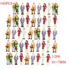 1:75 to 1:200 Scale Train Painted People Figures Female Male Sitting Model