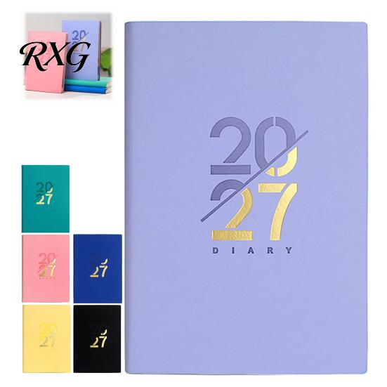 Business Productivity Journal 2027 Planner with Monthly And Annual Schedule, A5 Thick Ink-proof Paper Refillable Style Notebook Agenda Notebook,
