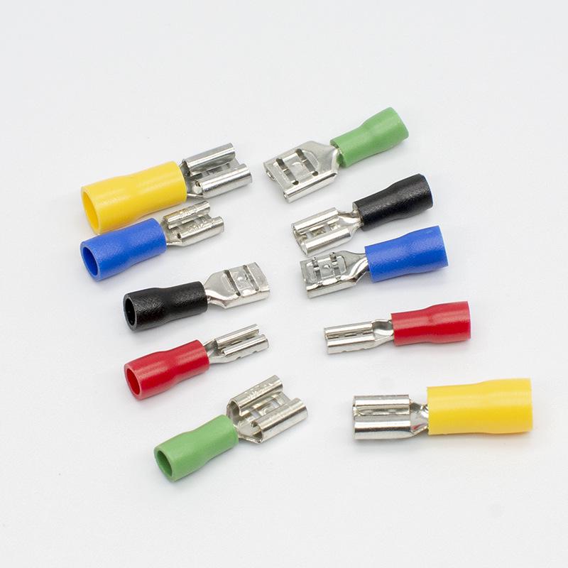 CJH FDD2 Series Female Pre-insulated Sheet Pin Terminal Block (6.3/4.8)