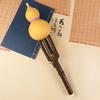 Purple Bamboo Double-Tone Hulusi C/B Flat Ethnic Instrument for Students and Beginners