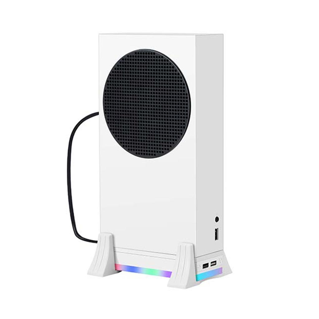 Охлаждающий вентилятор игровой консоли, 3 передачи, регулируемый нижний охладитель хоста, 5 В, 7 режимов освещения, игровые аксессуары для XB серии S