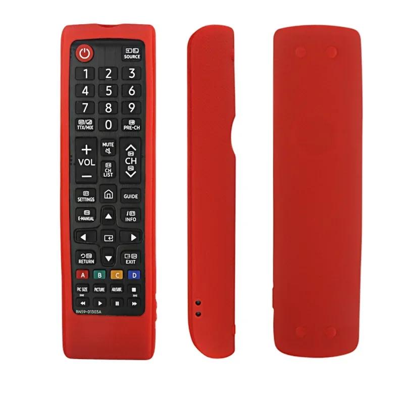 Мягкий силиконовый чехол для пульта Samsung TV BN59-01199F/01303A, безопасный для кожи, пылезащитный
