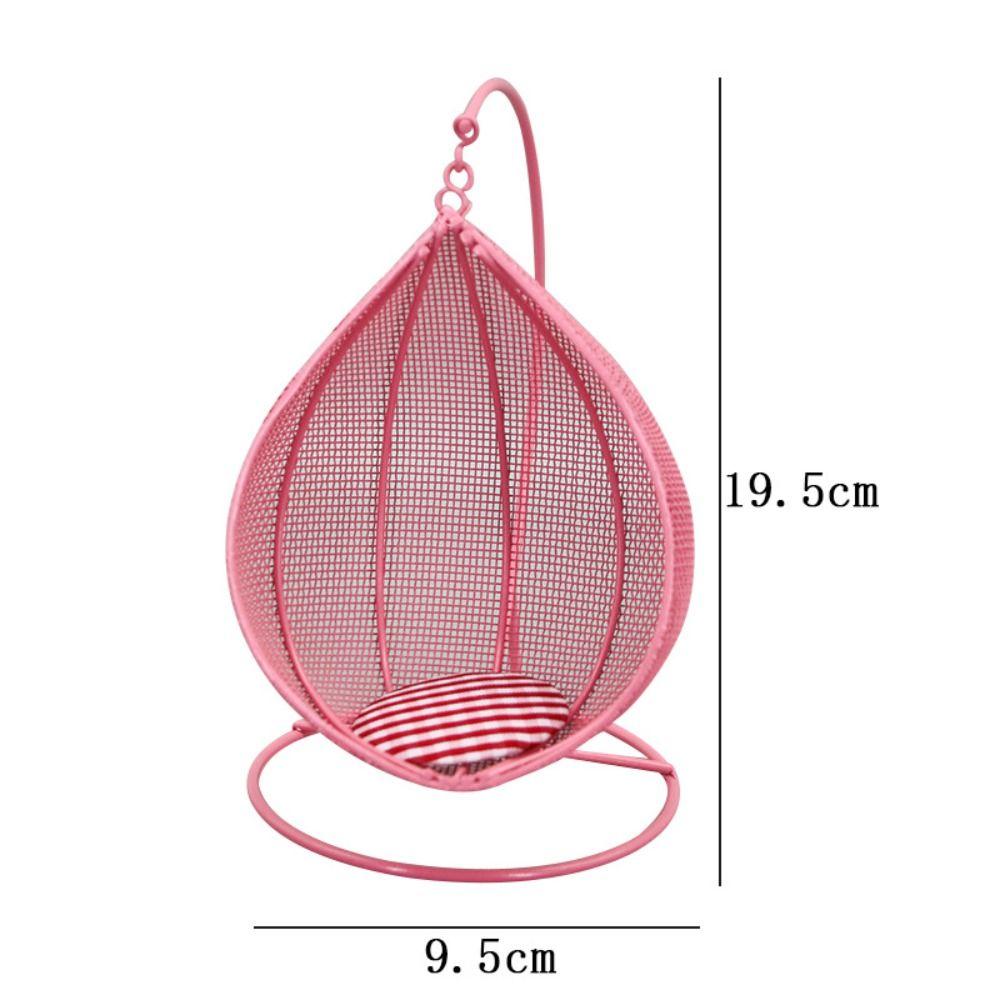 Веселое кресло-качалка Модель Качающаяся кукла Кукольный домик Декор Игрушка Модный игровой реквизит