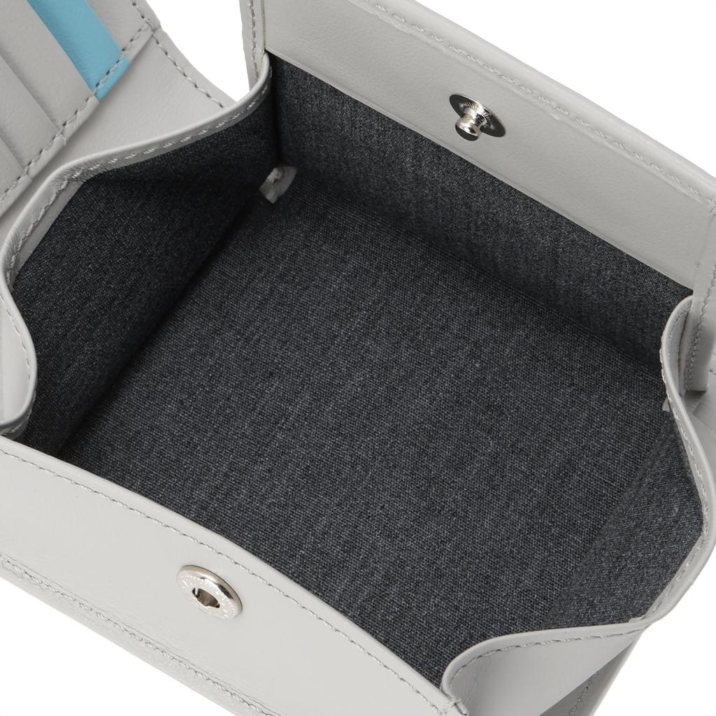 VITA Итальянский Хромовый Кожаный Кошелек Бифолд из Коровьей Кожи с Коробкой, Белый, 490-50900