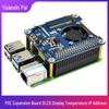 Плата питания Ethernet POE для Raspberry Pi с OLED-дисплеем температуры и IP-адреса для 4B/3B+