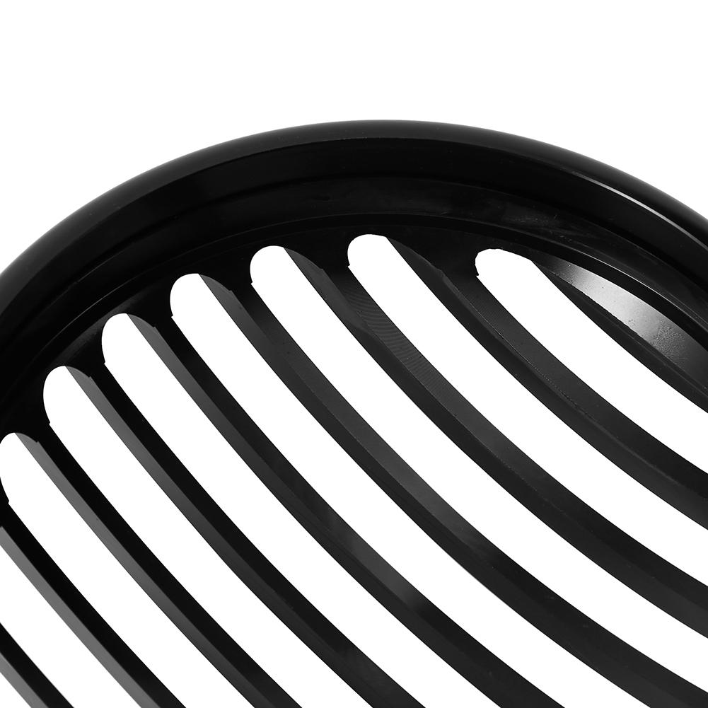 Black 5 3/4" Aluminum Motorcycle Hdlight Grill Cover for XL 883 1200