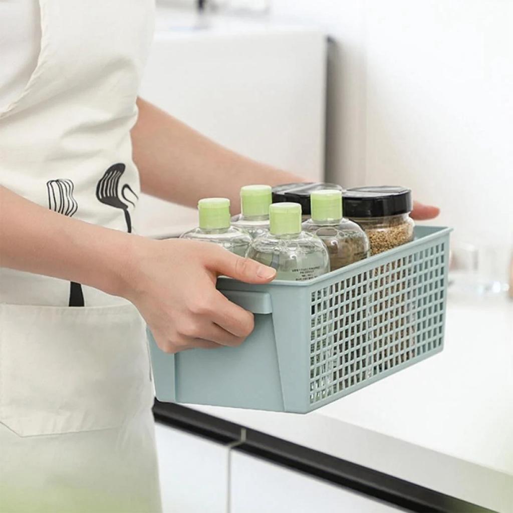 Корзина для хранения вещей, столешница под прачечной, ванной комнатой, спальней, кухней, раковиной или полкой, 11,02 × 5,12 × 4,53 дюйма