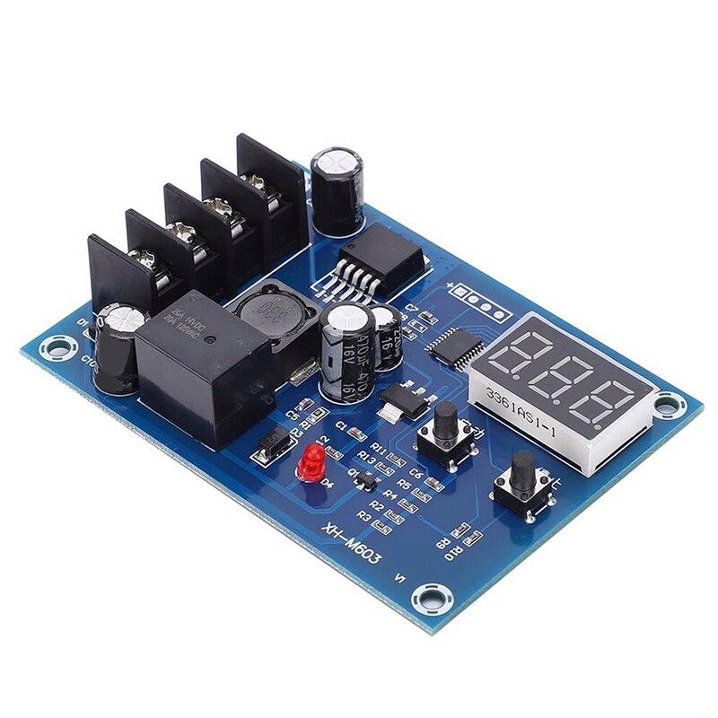 XH-M603 Модуль управления зарядкой Цифровой светодиодный дисплей Хранение литиевой батареи Зарядное устройство Контрольный переключатель Защитная плата 12-24 В