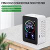 2.8-inch LCD CO2 Concentration Tester Mini Carbon Dioxide Detector Humidity & Temperature Meter Air