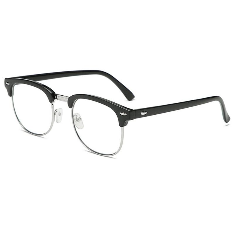 Hyperopia Diopter SPH 0 +0.5 +1 +1.5 +2 +2.5 +3 +3.5 +4 +4.5 +5 +5.5 +6.0 Half Metal Frame Photochromic Finished Reading Glasses