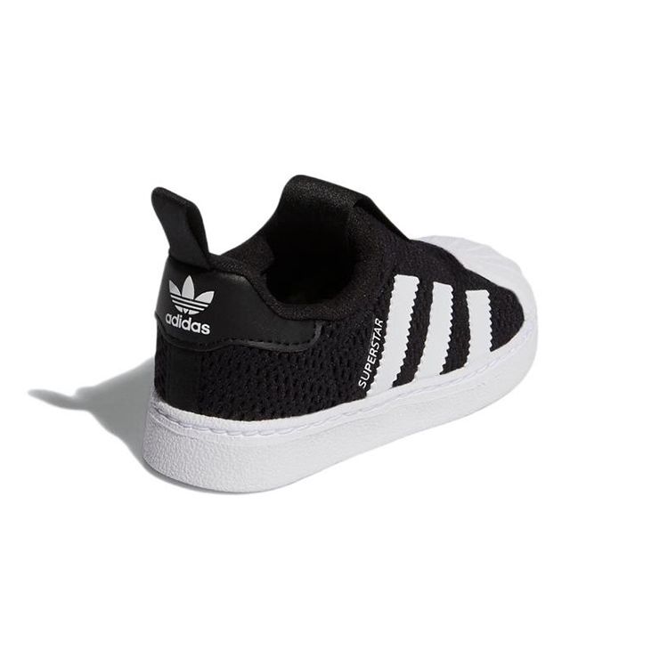 Adidas Superstar 360 C Black White Детские кроссовки Core-Black Cloud-White GX3227