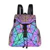 Новый геометрический рюкзак женский ромбовидный рюкзак светящийся школьный рюкзак женская сумка студенческий школьный рюкзак