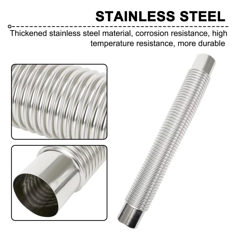 Регулируемые высокотемпературные воздуховоды, трубы для печей сгорания, выхлопные трубы, для кемпинга на открытом воздухе, двора