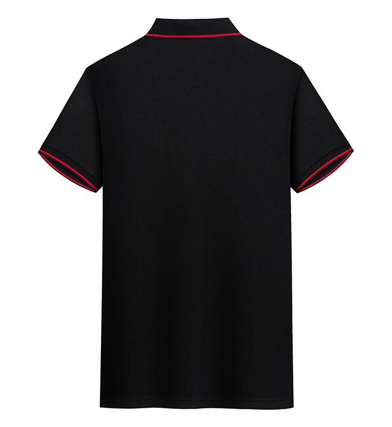 Новые модные мужские деловые офисные рубашки поло с короткими рукавами плюс размеры, однотонные футболки поло с лацканами