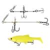 Steel Wire Treble Fish Hook Assist Hook Fishing Rig Hook String Fishing Hook  Fishing Tackle