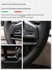 Hand-Stitched Steering Wheel Cover for BYD Song Plus/Pro & Qin Plus New Energy Models