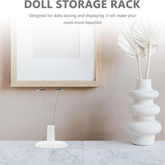 Doll Display Stand Expandable Wire 45755 Inches Dolls Holder Heavy