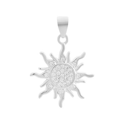 Серебряная подвеска с фианитами (2193074)
