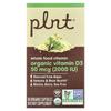 Plnt, Organic Vitamin D3, 50mcg (2,000IU), 60 Organic Capsules