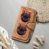 Evil Warrior Print Long Wallet Casual PU Leather Multi Card Holder Fashion Purse