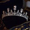 European and American Baroque Crown Crystal Bride Headwear Birthday Crown Grand Queen Style Performance Accessories