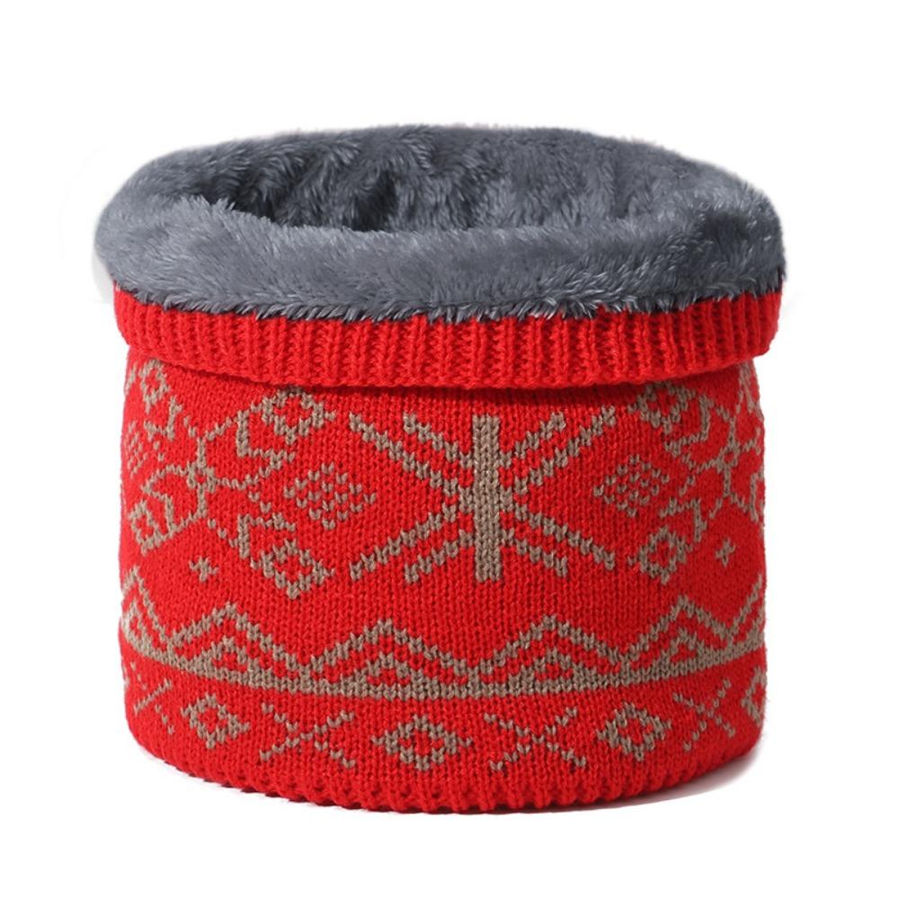 Plush Neck Warmer Thickened Lining Sport Scarf Fashion Pullover Cap